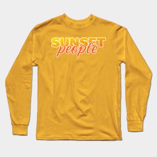 Sunset People Long Sleeve T-Shirt